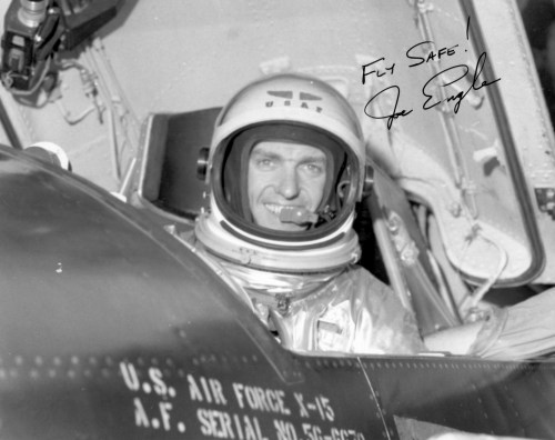 Joe Engle in X-15 cockpit