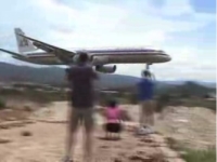 Tegucigalpa, ridge in front of runway