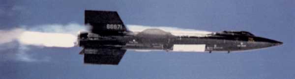 X-15 just after engine start