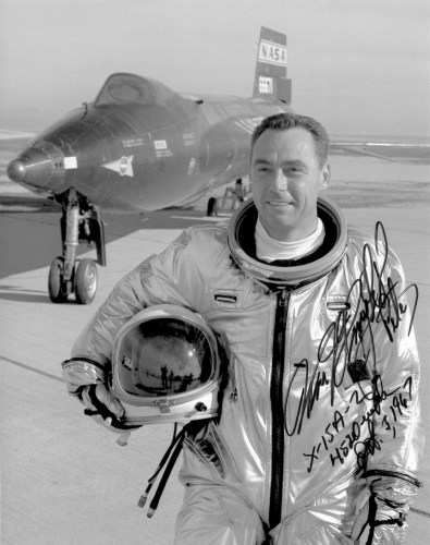 Pete Knight with X-15A-2