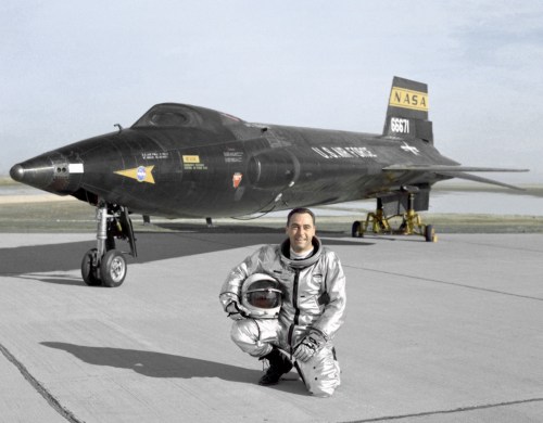 Pete Knight with X-15A-2