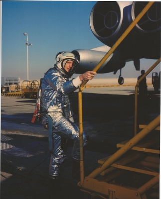 Neil Armstrong, about to board X-15